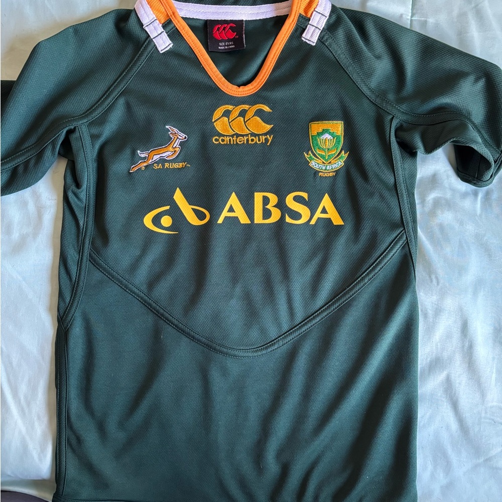 Kids Green Rugby Shirt